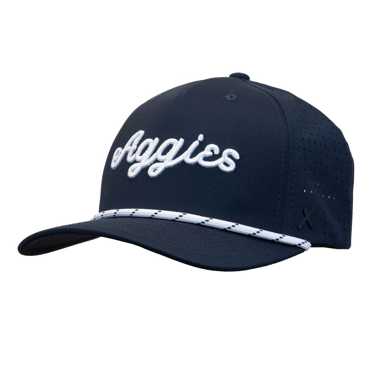 Aggies Rope Script Snapback Cap